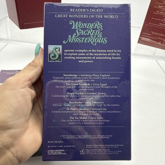 Readers Digest Scenic Wonders of America Box Set On VHS, 2001, 3-Tape Set NEW - Picture 11 of 12